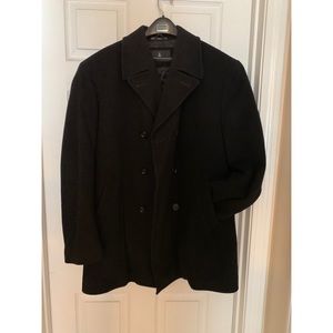 London Fog Wool Blend Peacoat